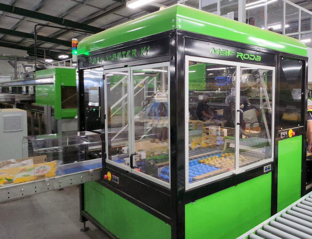 Robot de encajado para kiwis, Pack Master