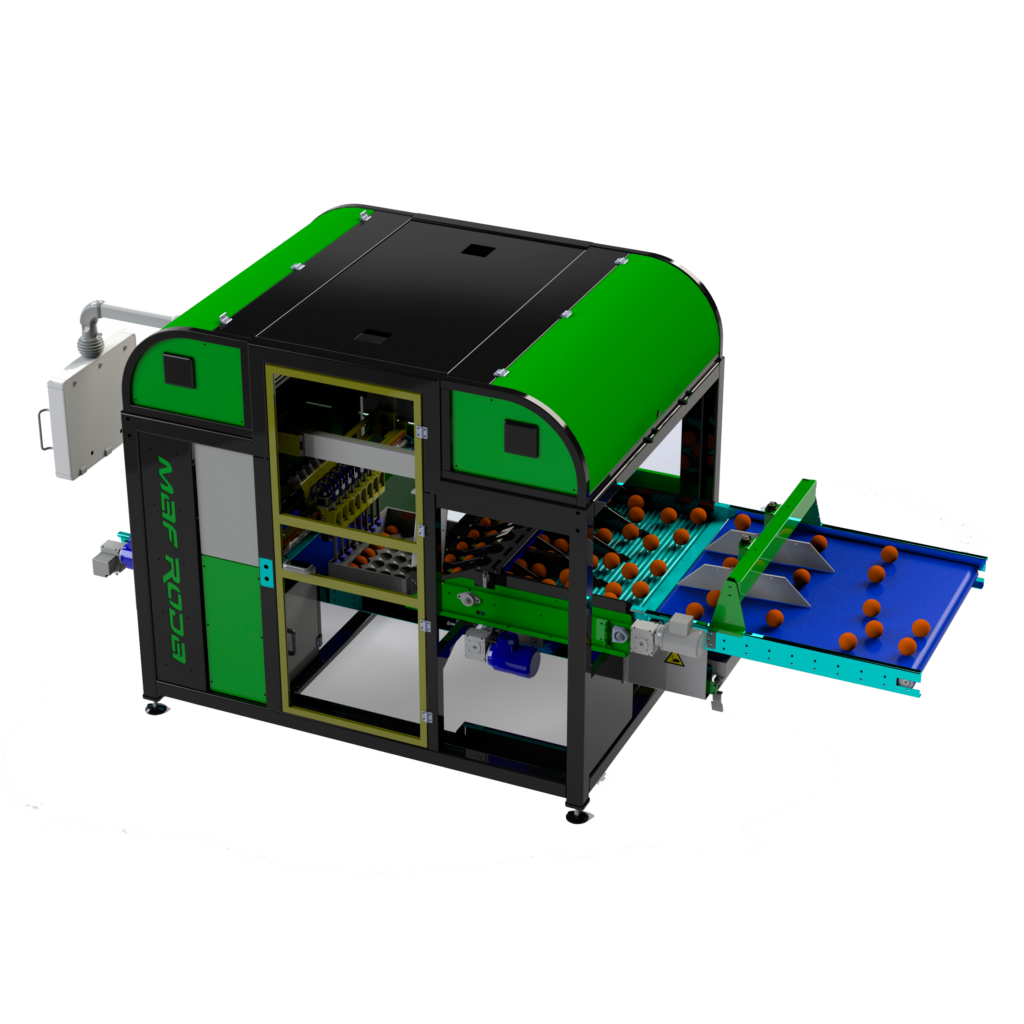 Fast Pack is a packing Robot for peach, nectarines, apples, citrus, among others